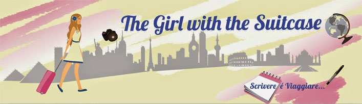 The girl with the suitcase